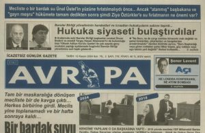 Gazete Manşetleri 12 Kasım Salı