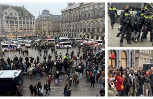 Amsterdam’da Filistin destekçilerine sert polis saldırısı