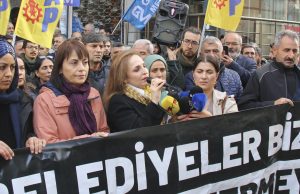 ‘Kayyım değil demokrasi’ buluşması… Ayşegül Doğan: Barış elinizi uzatıp, diğer elinizle kayyım atarsanız uzlaşı olmaz