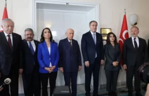 DEM Parti ile MHP Meclis’te görüştü