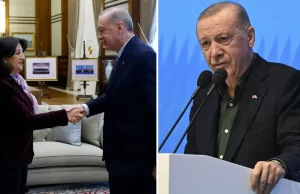 O konuşmaya DEM Parti’den ilk yorum… Pervin Buldan’dan, Erdoğan’ın ‘AKP-MHP-DEM üçlüsü’ ifadesine yönelik açıklama: ‘Bu ittifak, süreç ittifakıdır’