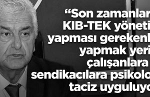 Bıçaklı: Haksız maaş kesintileri yapılarak iş yerinde kaos yaratılıyor