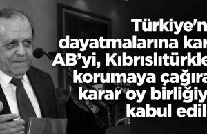 KC Temsilciler Meclisi: İlerici Kıbrıslıtürklerle ‘dayanışma’ içindeyiz