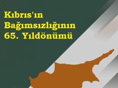 Kıbrıs’ın bağımsızlığının 65. yıldönümünü vatanımızın bayrağını yükseklerde dalgalandırarak kutluyoruz