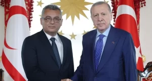 Erhürman, Erdoğan ile görüştü, Güncel ve bölgesel gelişmeler ele alınmış