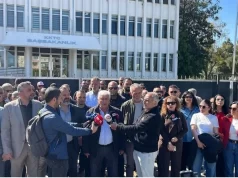 Türk-Sen, BES ve El-Sen hastane önünde: Onlar bizim yasal haklarımızı tanımazsa bizde onların grev yasağını tanımamaya devam edeceğiz