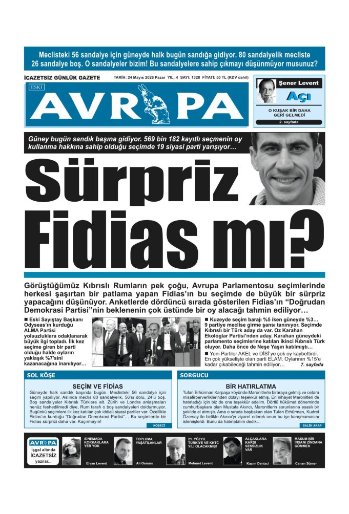Gazete Manşetleri 24 Mayıs 2026 Pazar