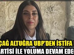 İzlem Gürçağ Altuğra UBP’den istifa ederek Halkın Partisi’ne katılacağını duyurdu