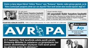 Gazete Manşetleri 27 Haziran 2026 Cumartesi
