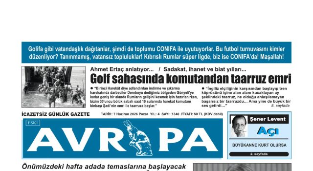 Gazete Manşetleri 7 Haziran 2026 Pazar