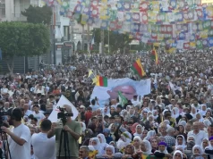 Mersin Abdullah Öcalan’a özgürlük talep etti: Barışın mimarı İmralı’dadır
