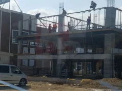 İskele’deki inşaatta “pes” dedirten görüntüler